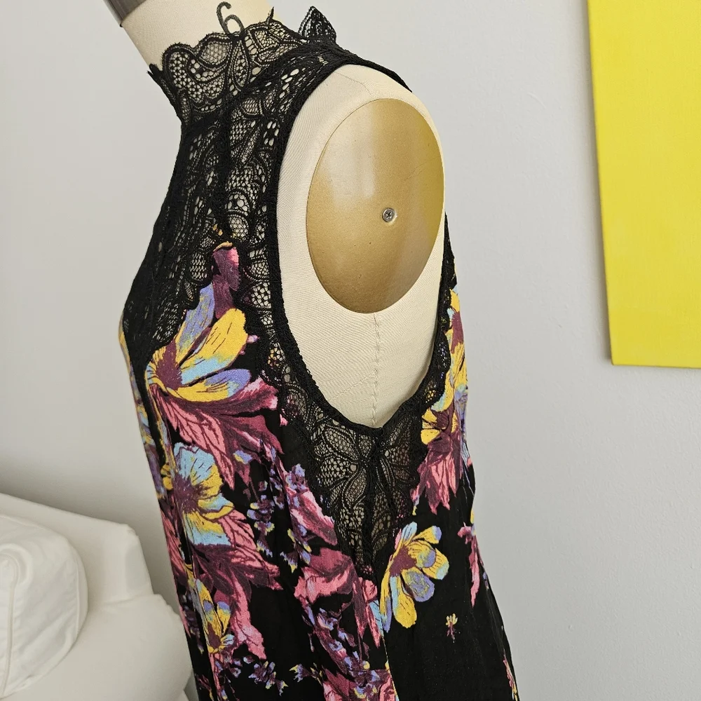 Free People Intimately lace detail dress. MEDIUM